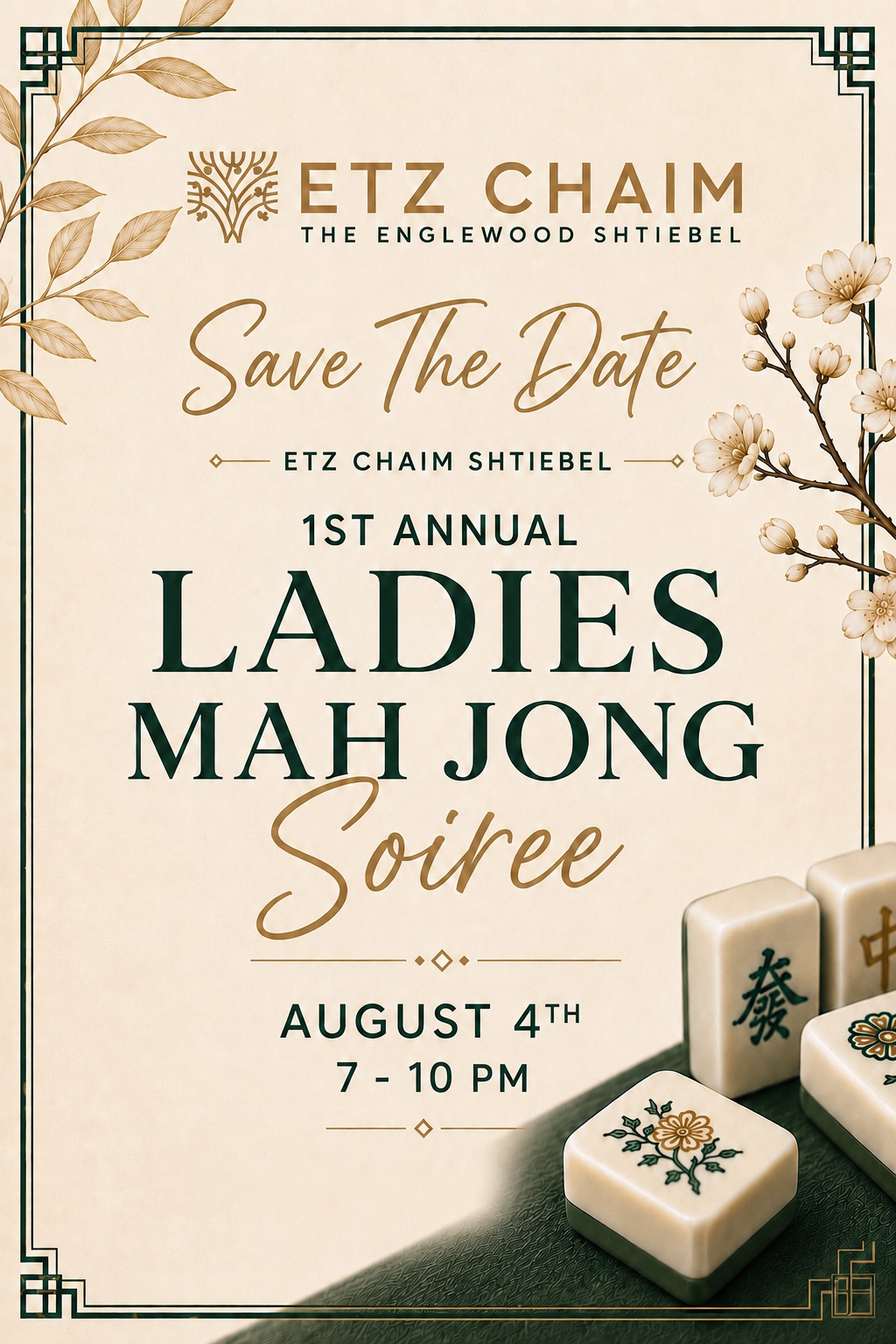1st Annual Ladies Mahjong Event
